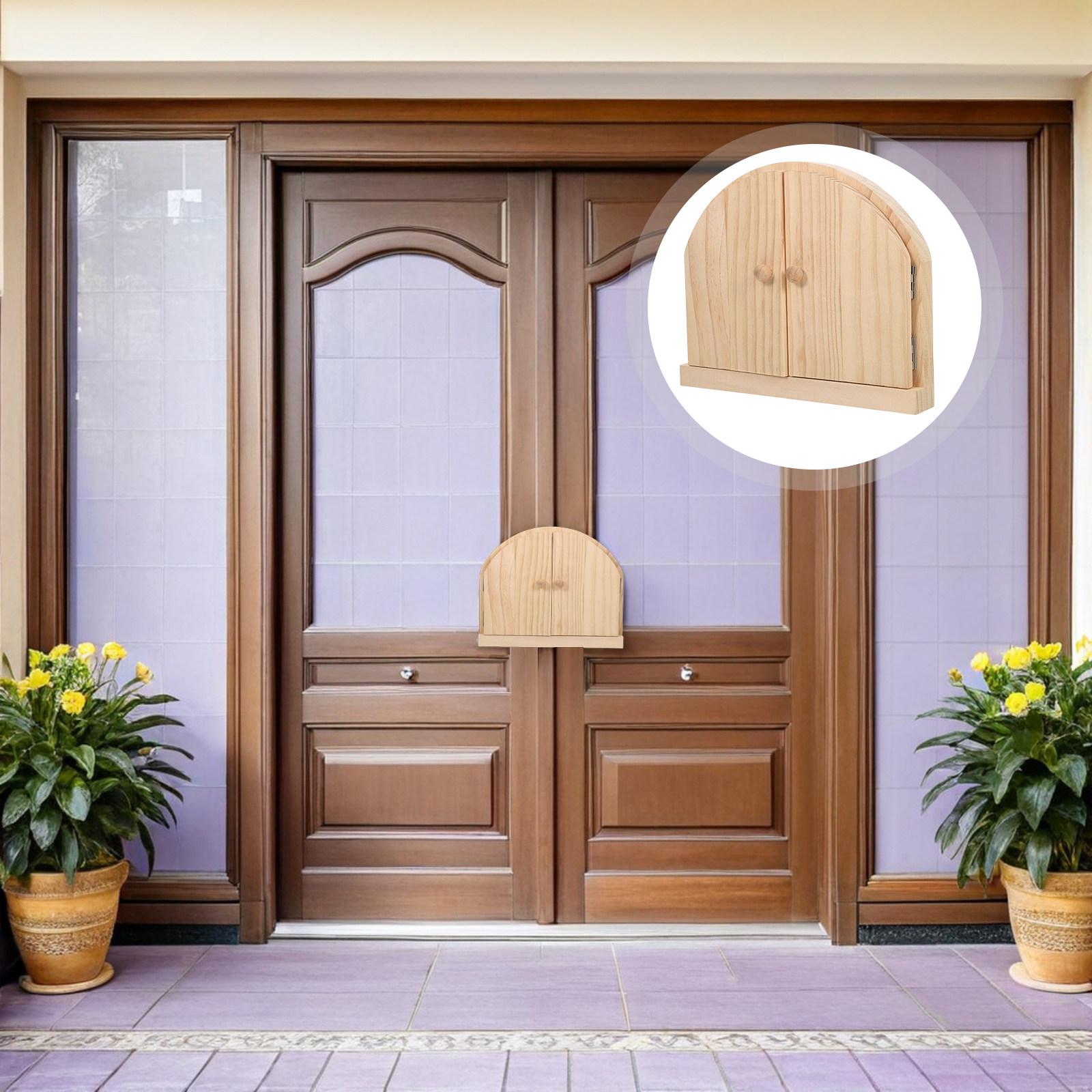 Outlet Cover Baby - Solid Wood Fairy Door Light Switch