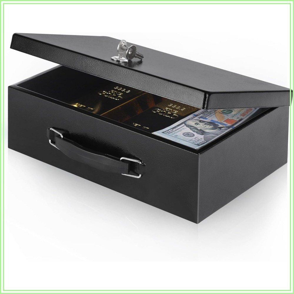 Fire Safe Document - Fire Resistant Safe Box with Key