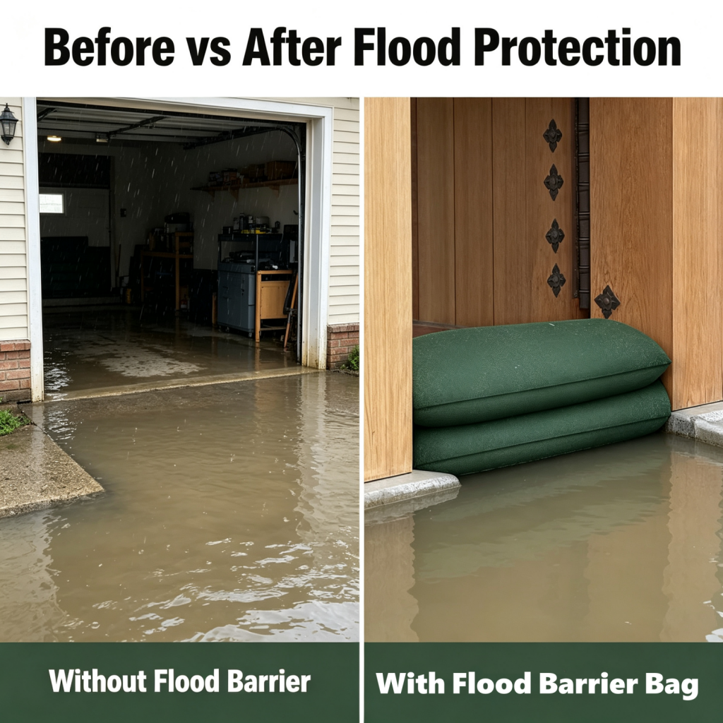 Water Activated Sandbags Flood - مراجعة Flood Barrier Bag وسعره