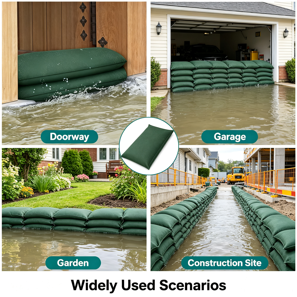 Water Activated Sandbags Flood - مراجعة Flood Barrier Bag وسعره