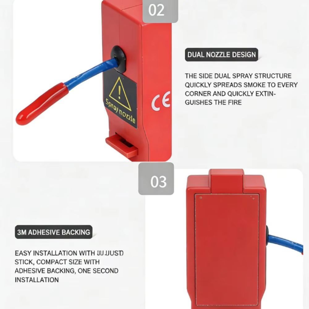 Dual-Line Design Flame Retarda - مراجعة Fire Extinguisher Small وسعره