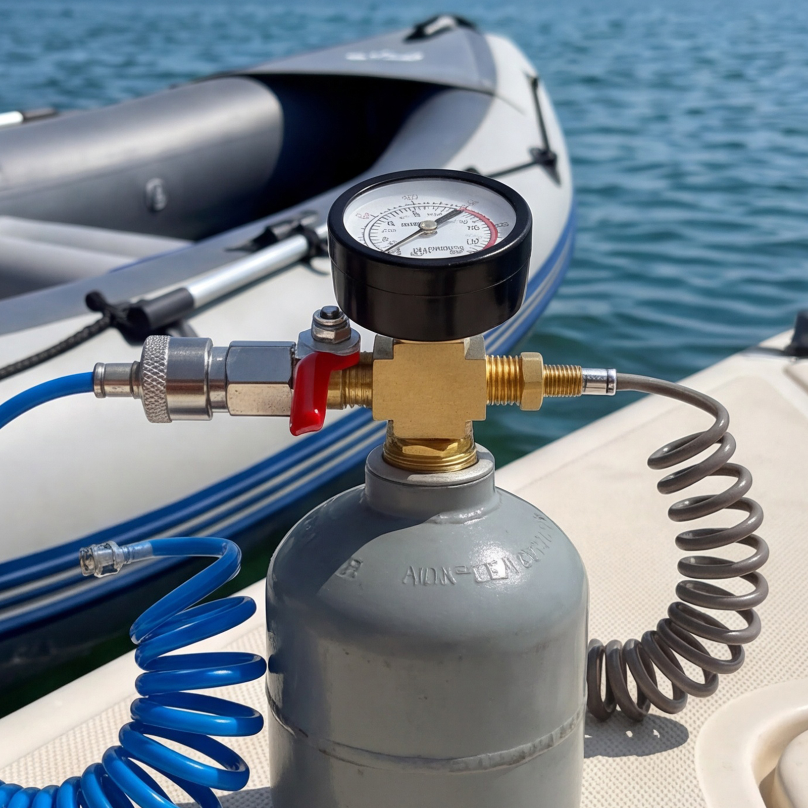Small Air Tank Pressures Adapt - مراجعة Fire Extinguisher Small وسعره