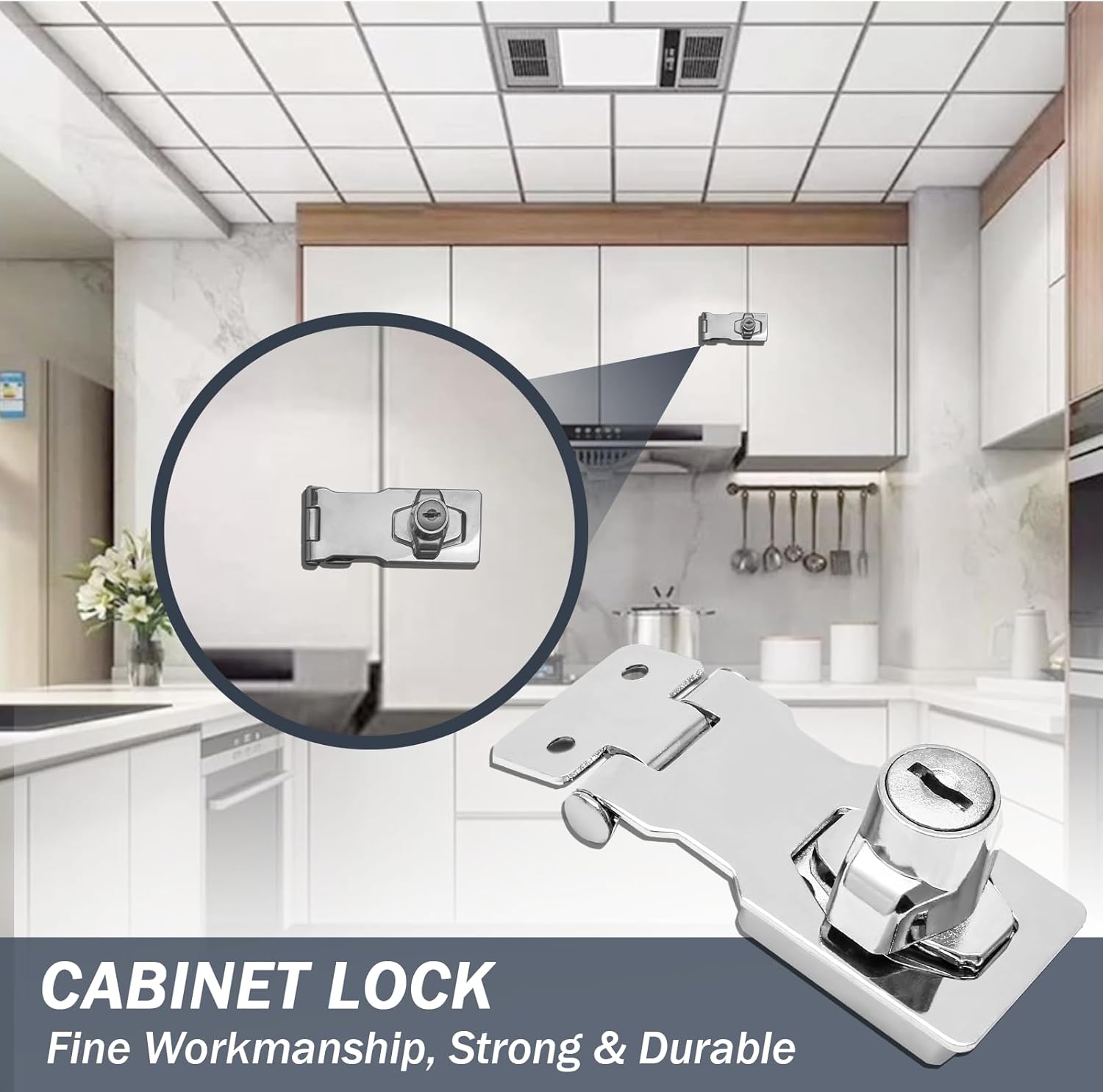 Knob Style Furniture Safety Lo - مراجعة Medicine Cabinet Lock وسعره