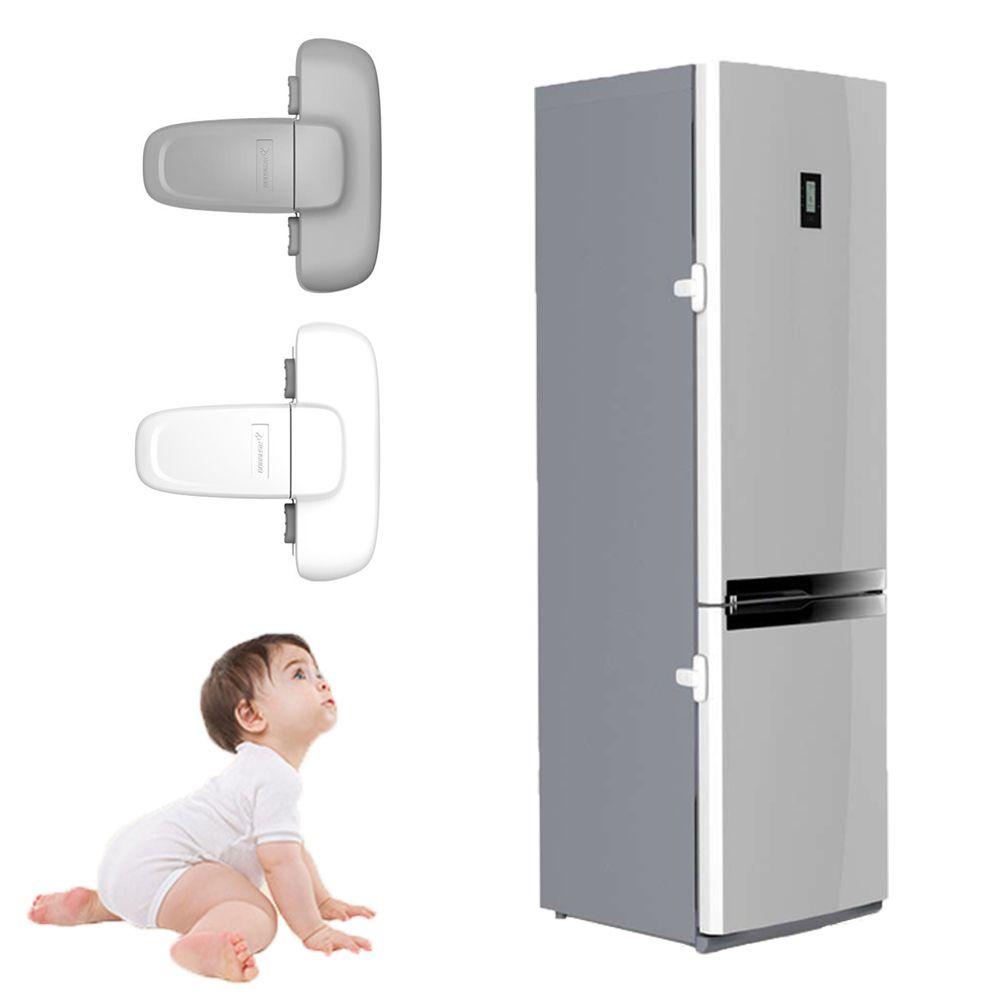 1Pcs Home Refrigerator Fridge  - مراجعة Medicine Cabinet Lock وسعره