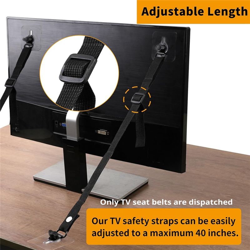 T23C No Drill Adhesive TV Safe - مراجعة Earthquake Anchor Strap وسعره