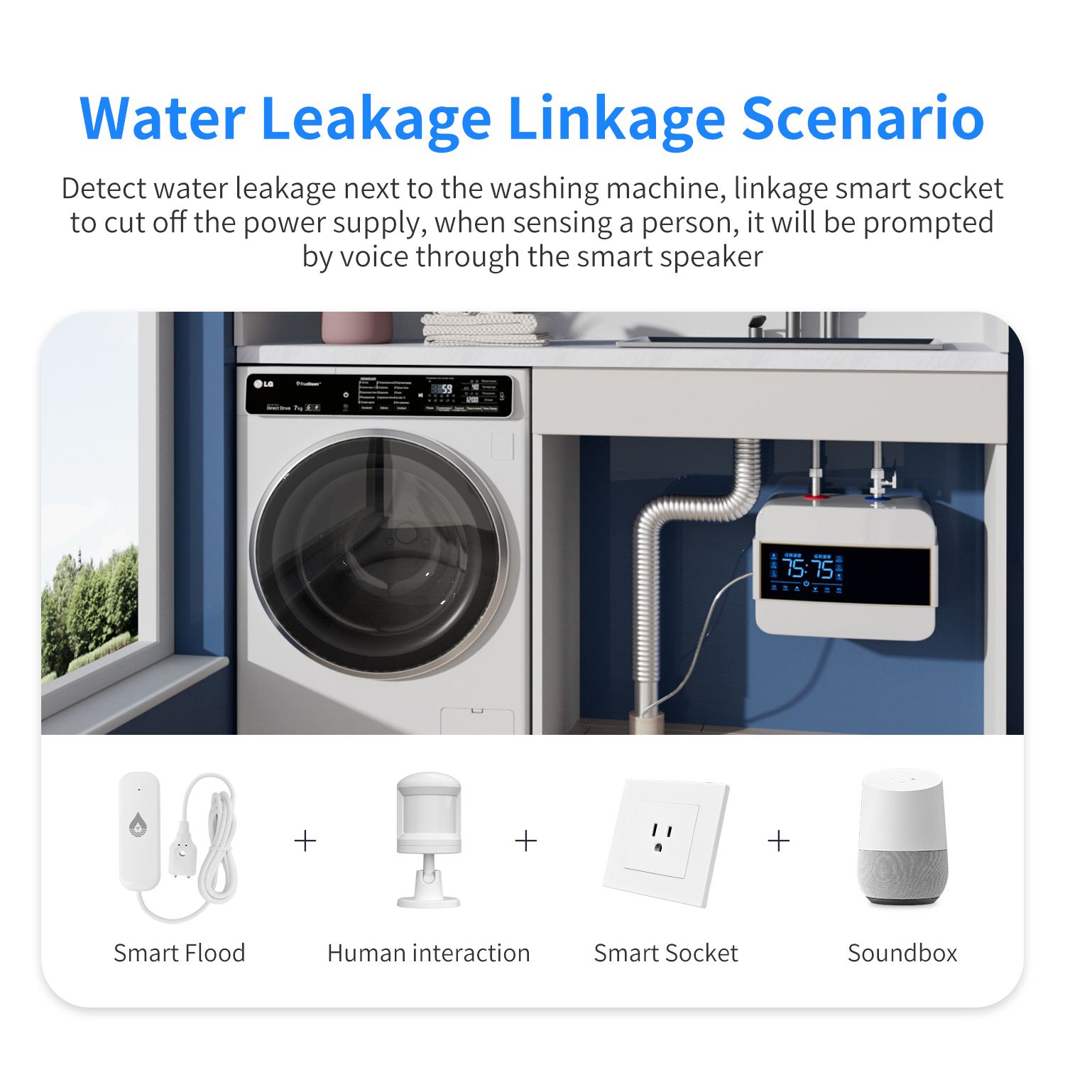 YFK WiFi/Zigbee Water Leakage  - مراجعة Water Alarm Sensor وسعره