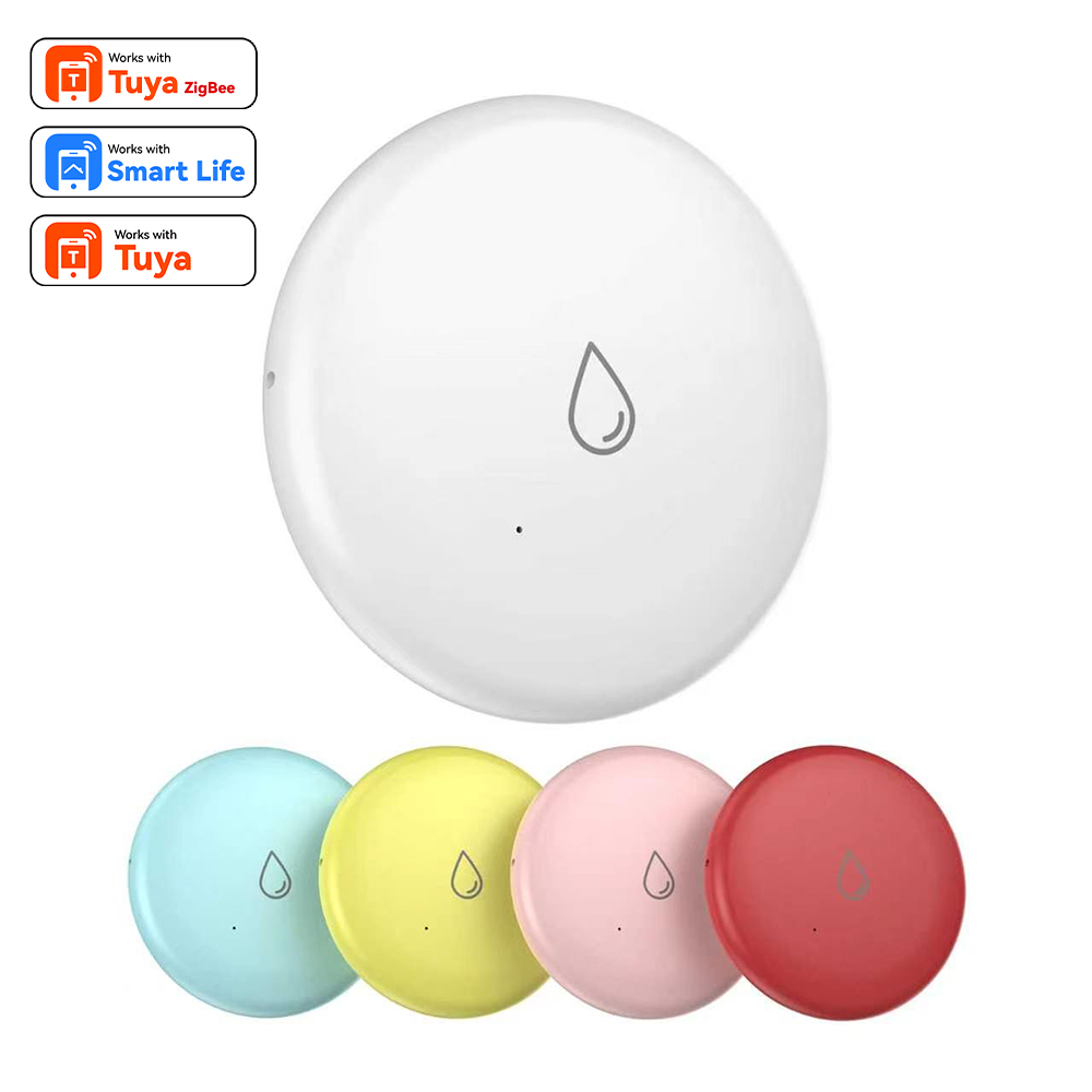Zigbee Leakage Sensor LED Imme - مراجعة Water Alarm Sensor وسعره