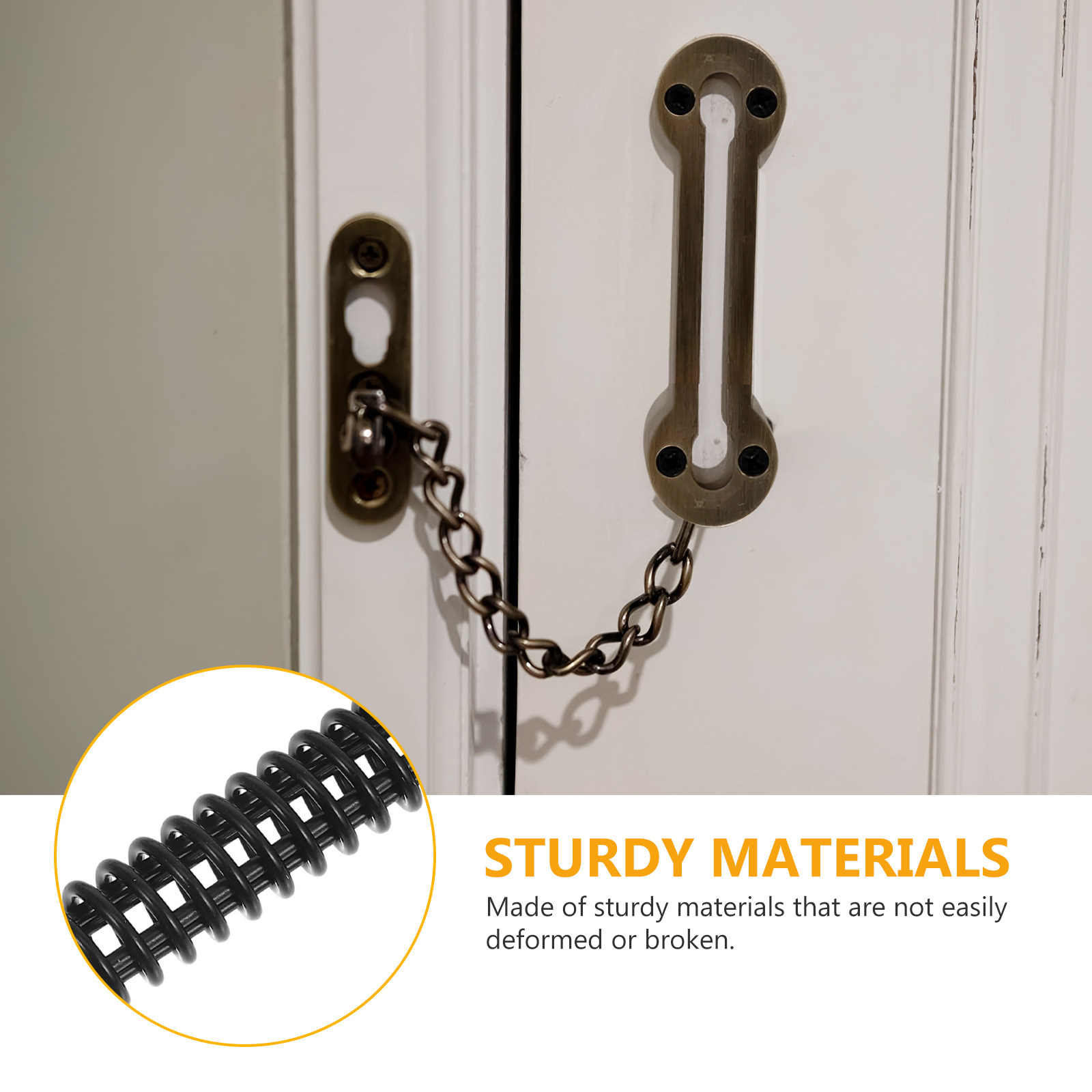 1Set Door Lock Chain Heavy Dut - مراجعة Security Chain Door وسعره
