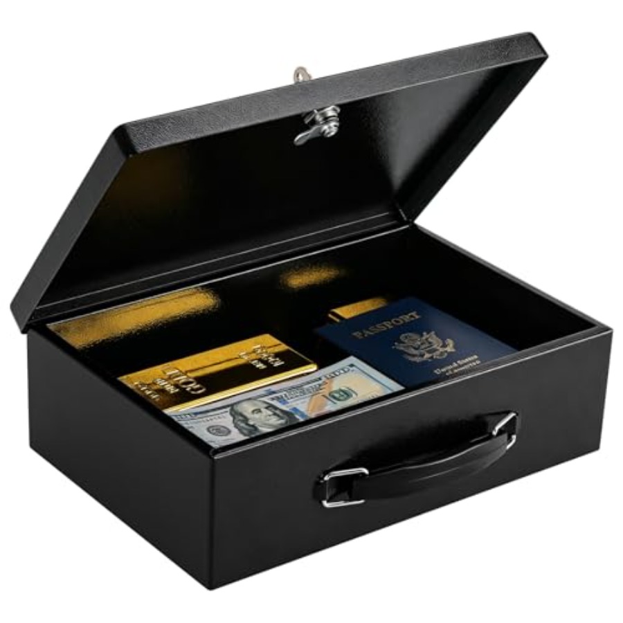 Fireproof Document Box with Ke - مراجعة Fire Safe Document وسعره