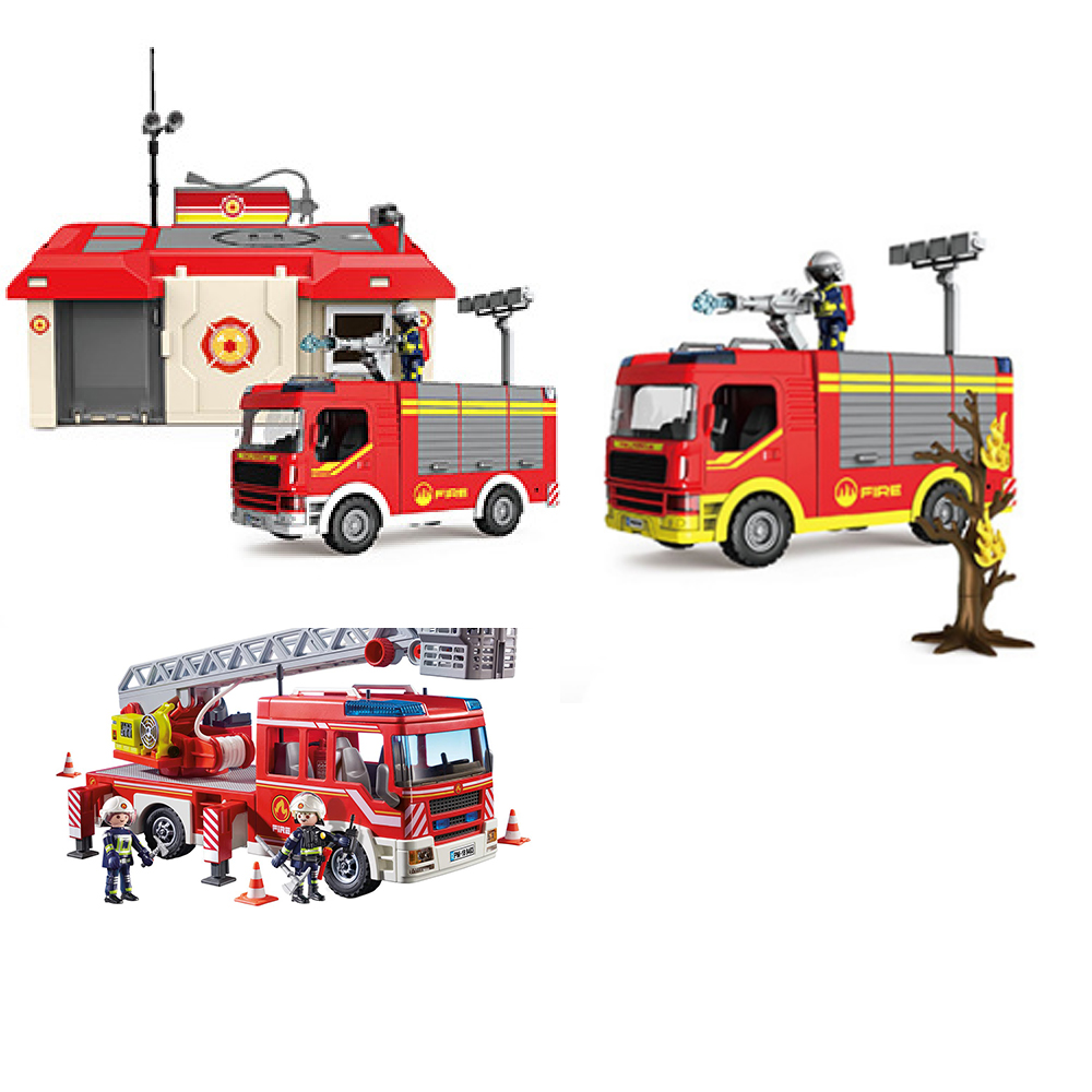 Fire Station With Aerial Ladde - مراجعة Fire Escape Ladder وسعره