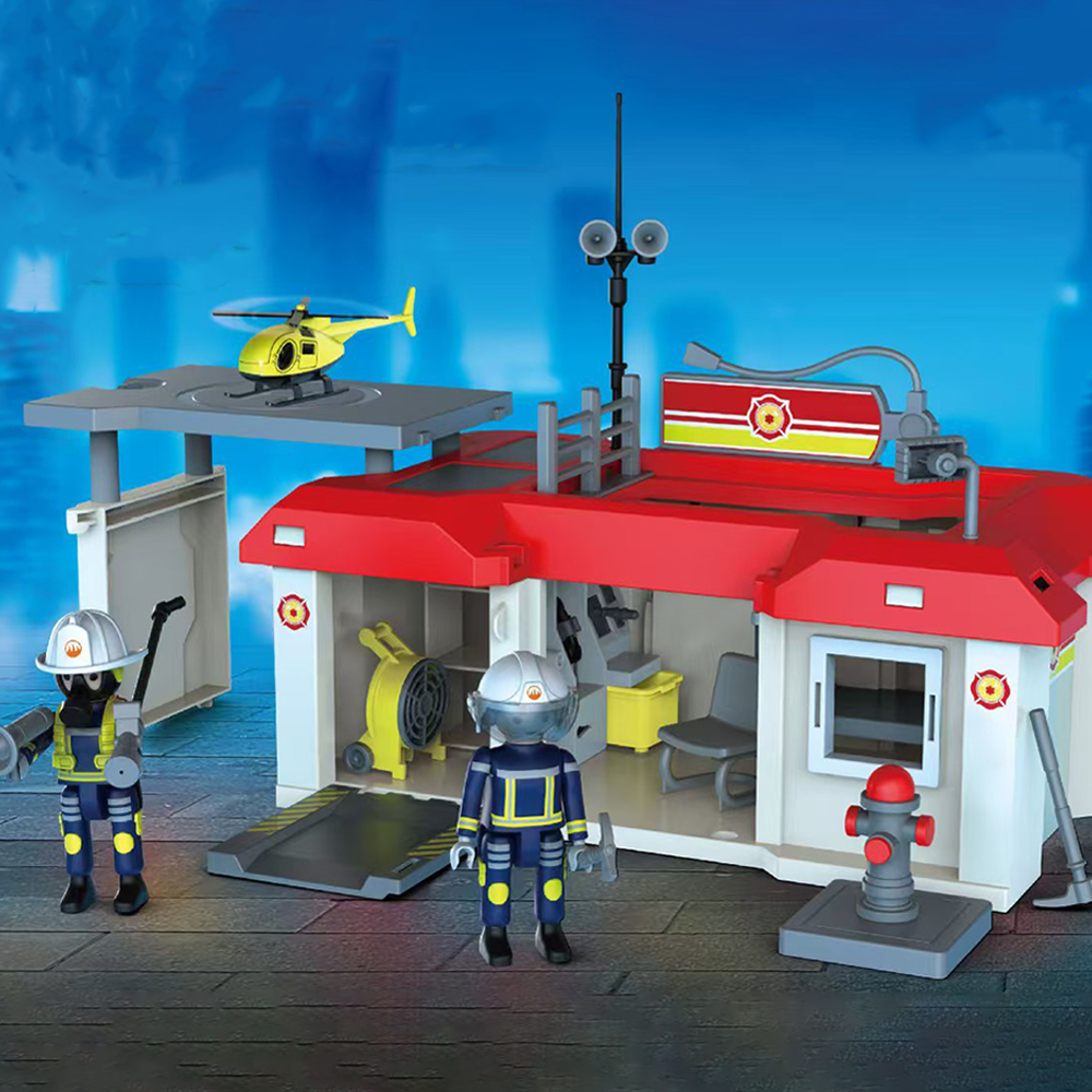 Fire Station With Aerial Ladde - مراجعة Fire Escape Ladder وسعره