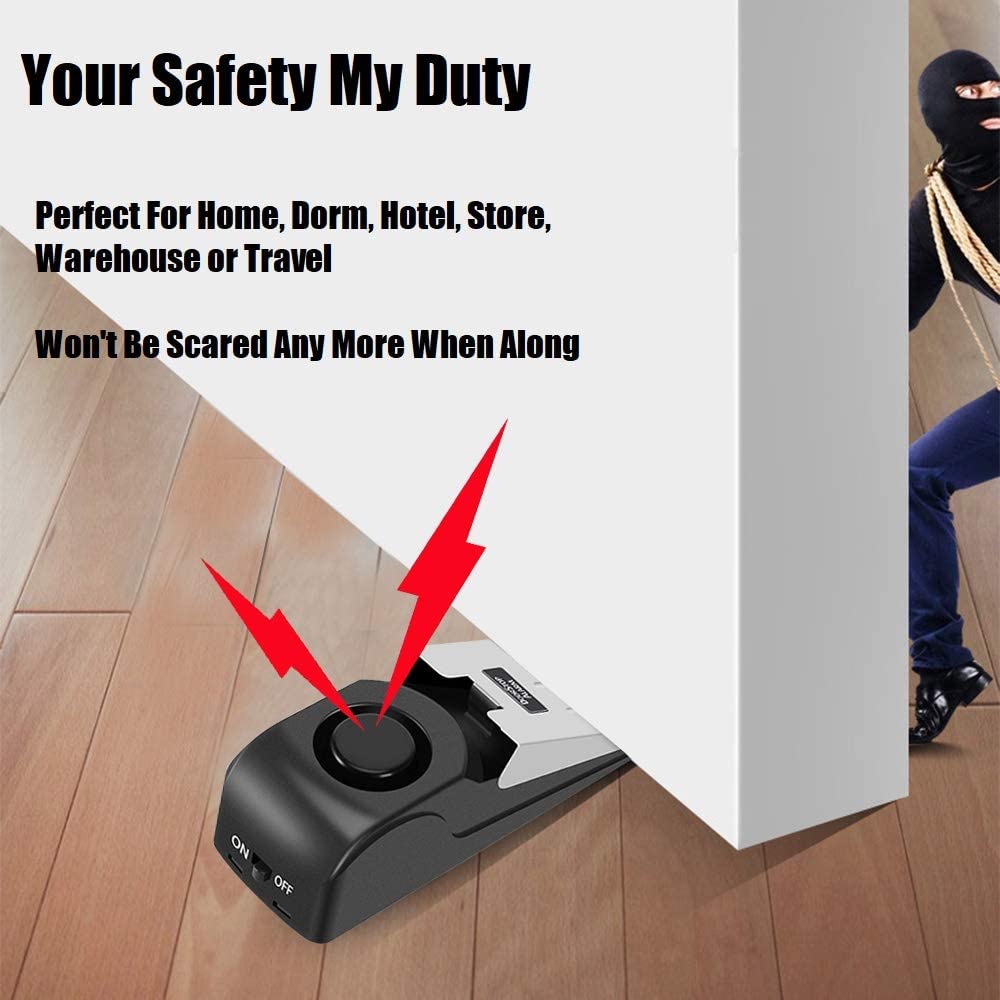 Upgraded Door Stopper Alarm Po - مراجعة Door Stop Alarm وسعره