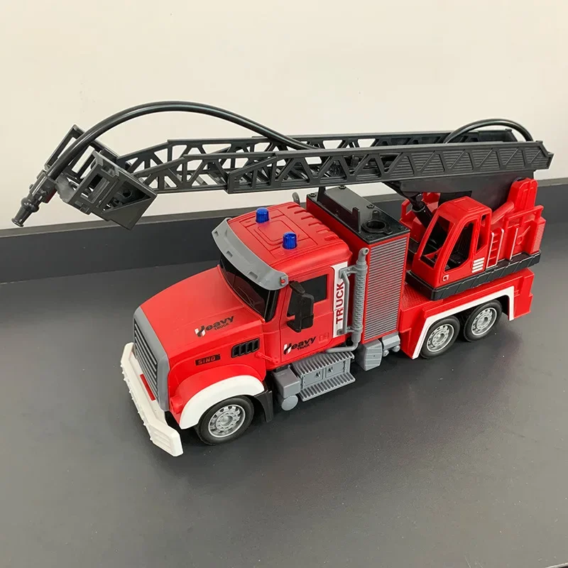 2.4G RC Fire Engine Car with S - مراجعة Fire Escape Ladder وسعره