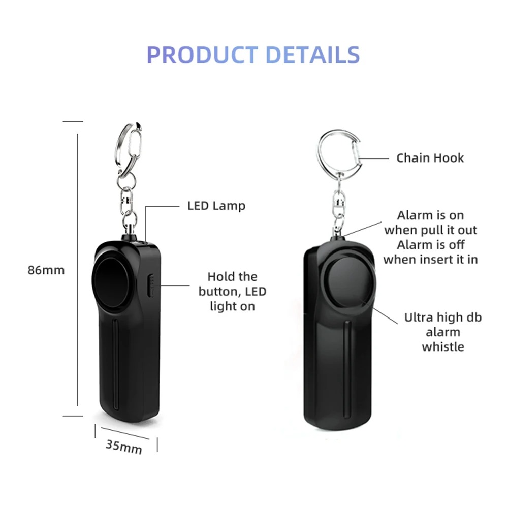 Self Defense Alarm 130dB Ultra - مراجعة Personal Alarm Keychain وسعره