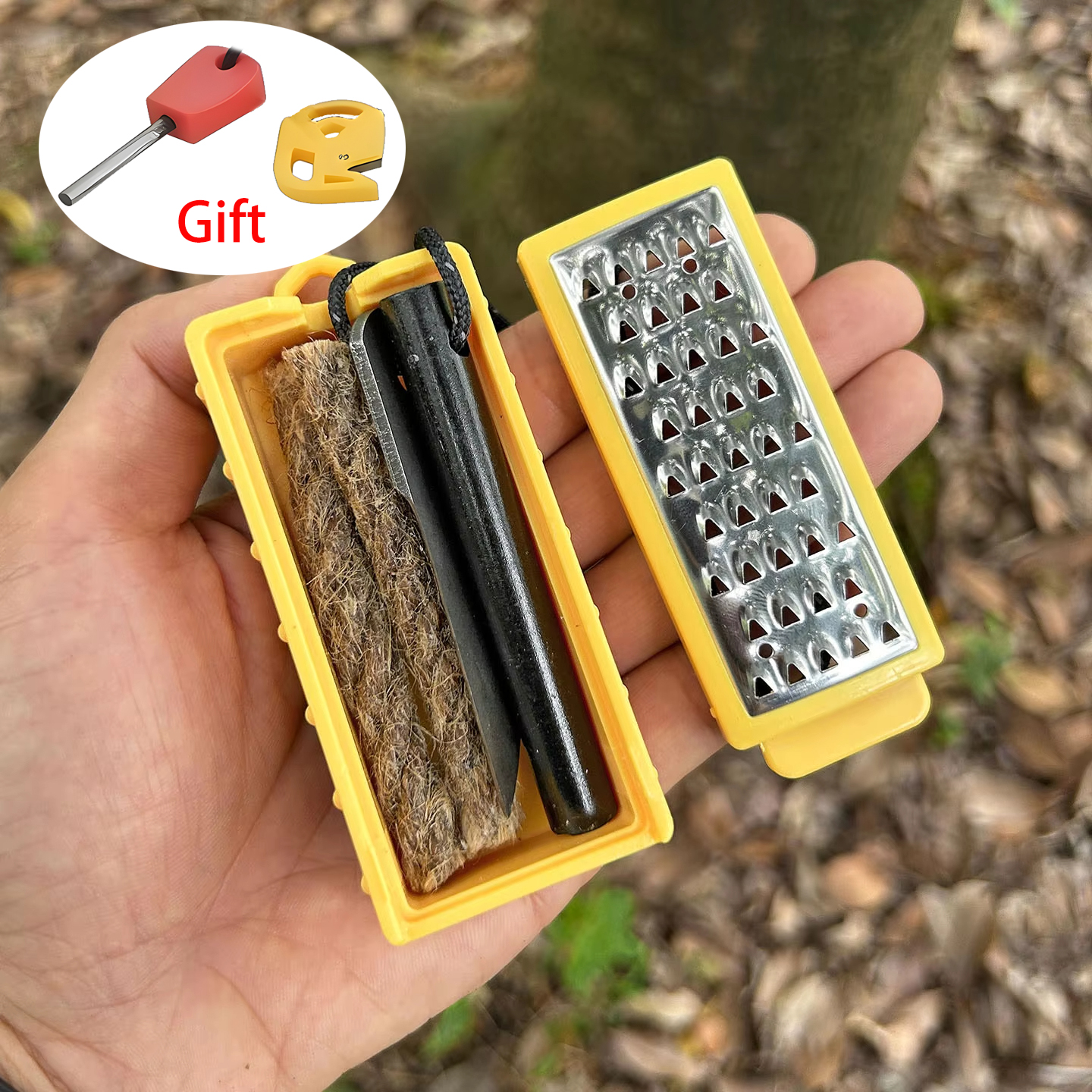 NEW Outdoor Camping Flint Set  - مراجعة Fire Extinguisher Small وسعره