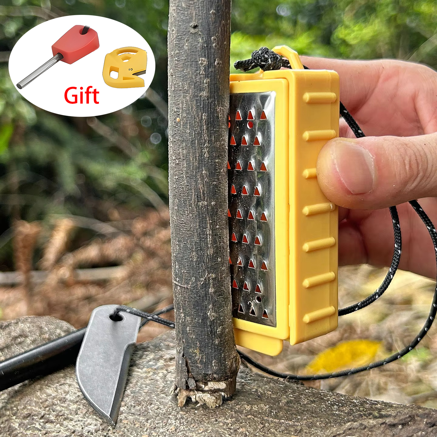 NEW Outdoor Camping Flint Set  - مراجعة Fire Extinguisher Small وسعره
