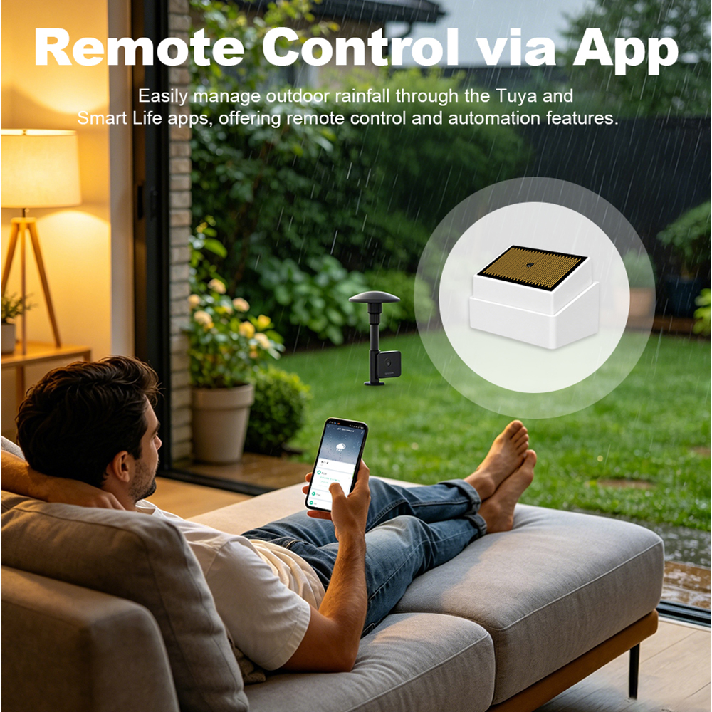 Tuya ZigBee Smart Rain Sensor  - مراجعة Water Alarm Sensor وسعره