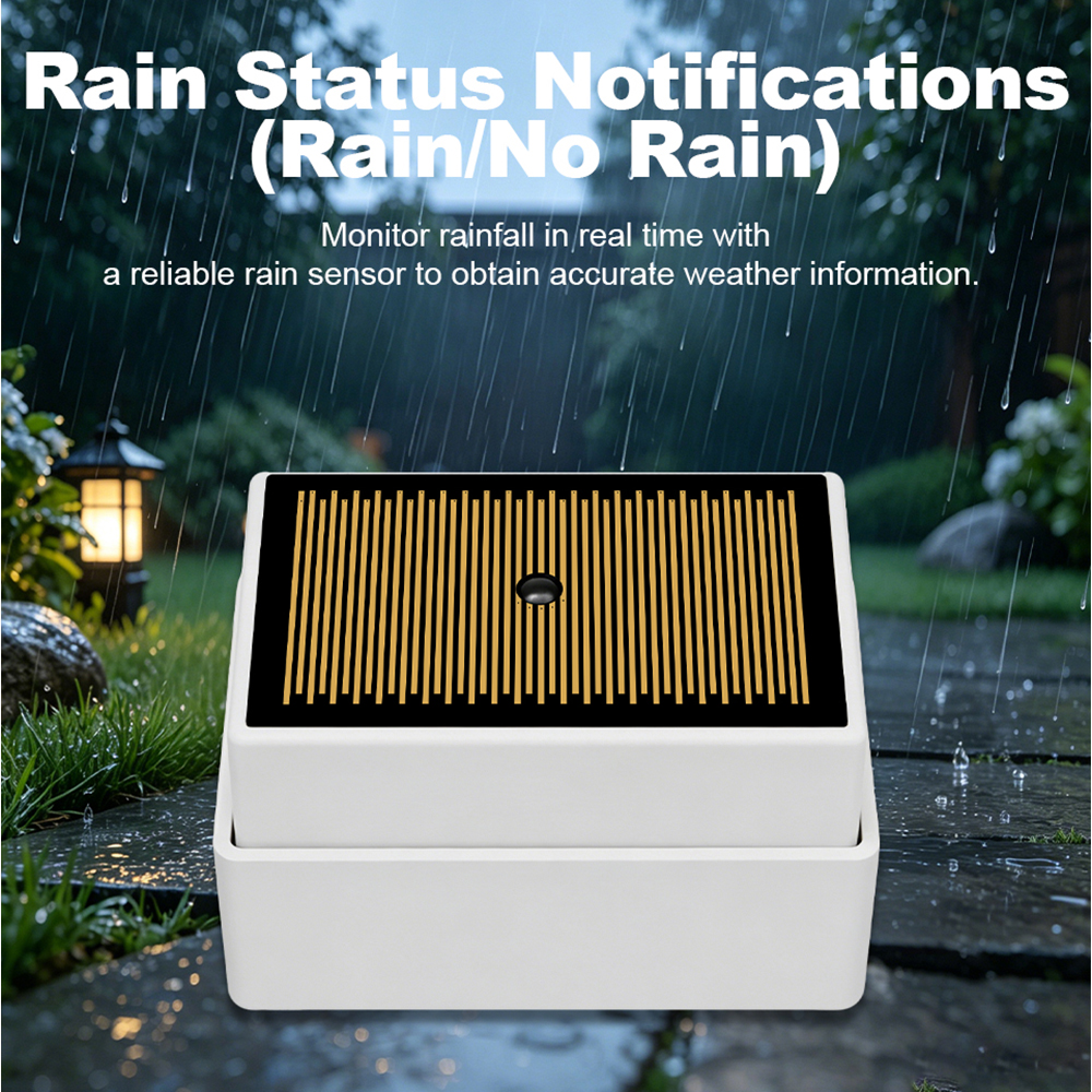 Tuya ZigBee Smart Rain Sensor  - مراجعة Water Alarm Sensor وسعره
