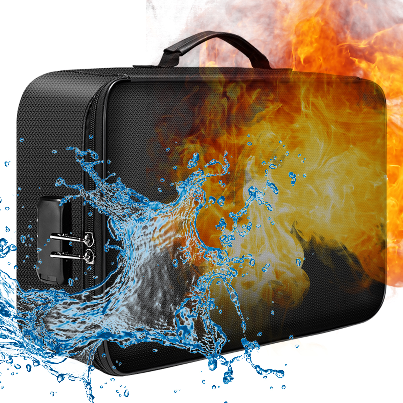 Fireproof Document Bag with Lo - مراجعة Fire Safe Document وسعره