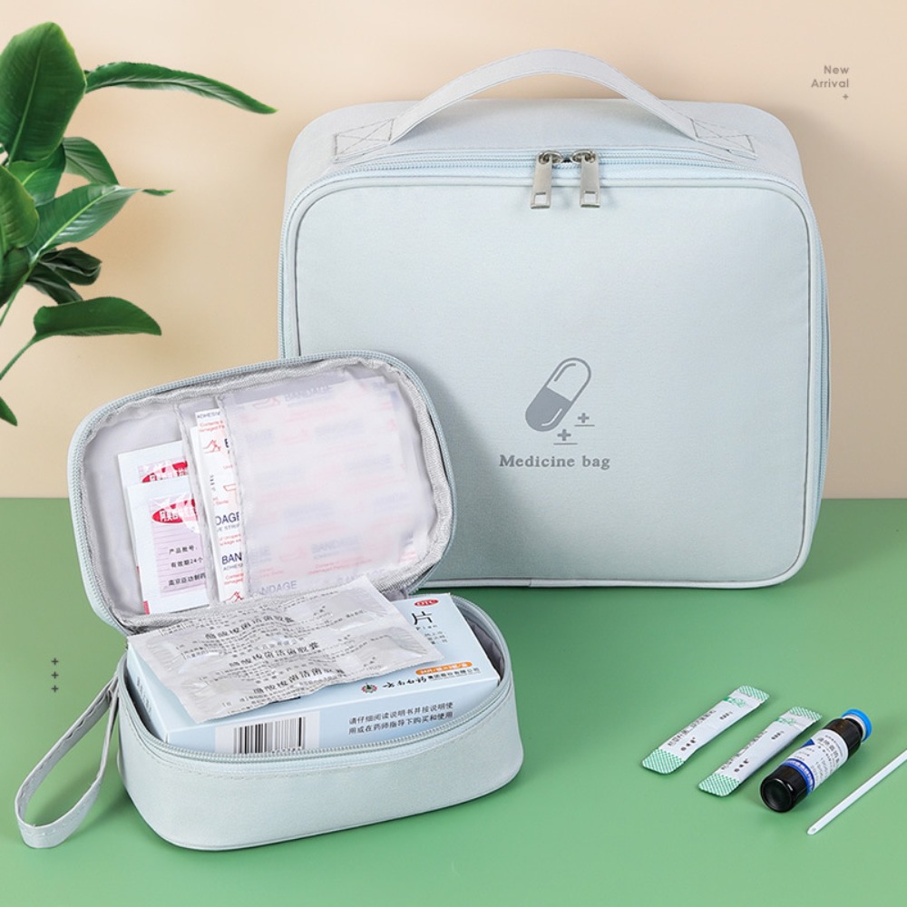 Multifunctional Pink/blue/Grey - مراجعة First Aid Bag Kit وسعره