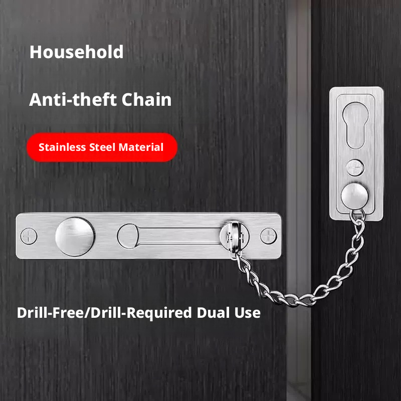 Stainless Steel Anti-Theft Doo - مراجعة Security Chain Door وسعره