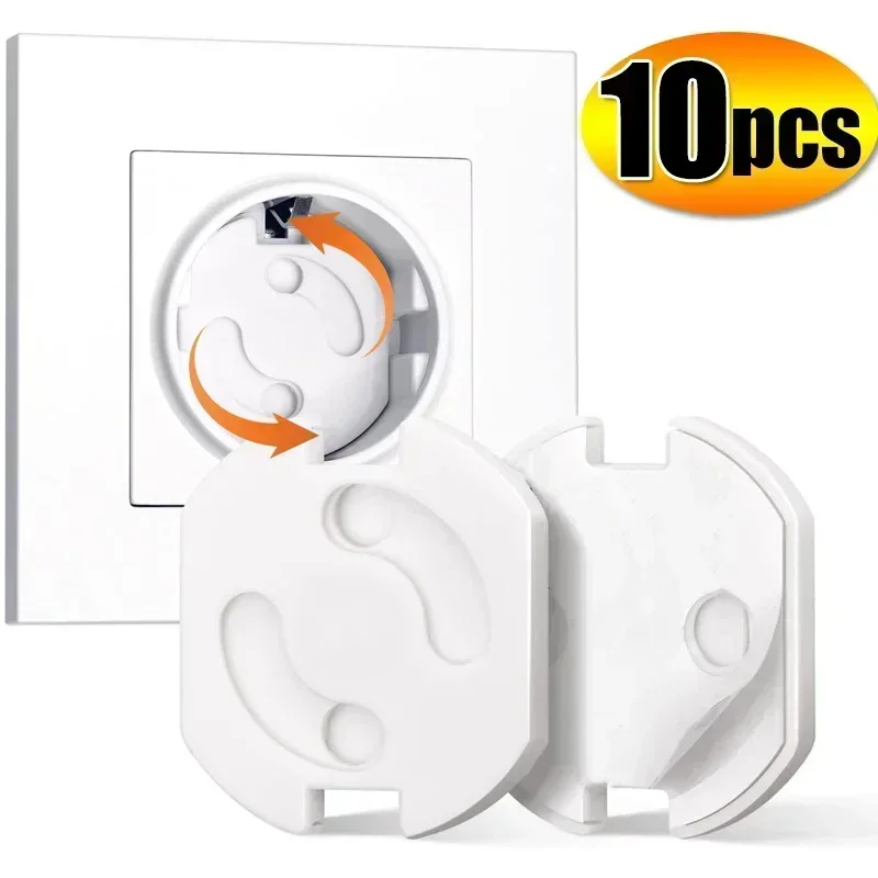 1/10pcs  Baby Safety Child Ele - مراجعة Outlet Cover Baby وسعره