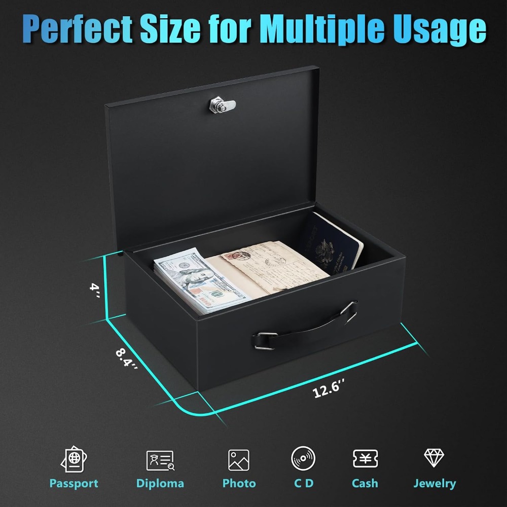 Fire Resistant Safe Box with K - مراجعة Fire Safe Document وسعره