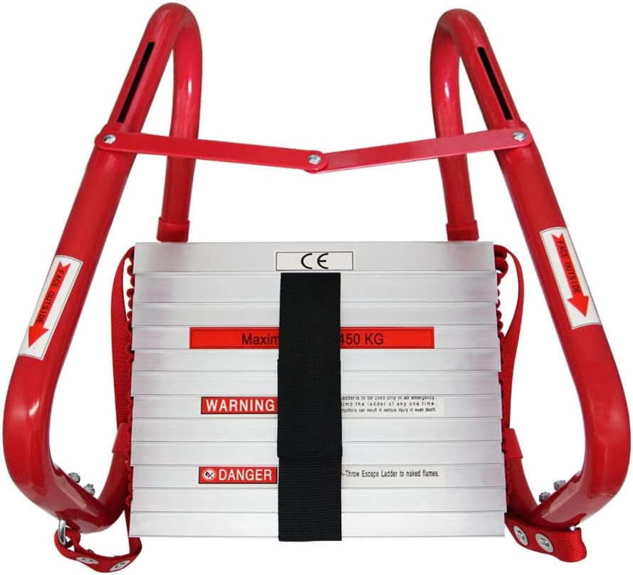 Retractable 2 Story Fire Escap - مراجعة Fire Escape Ladder وسعره