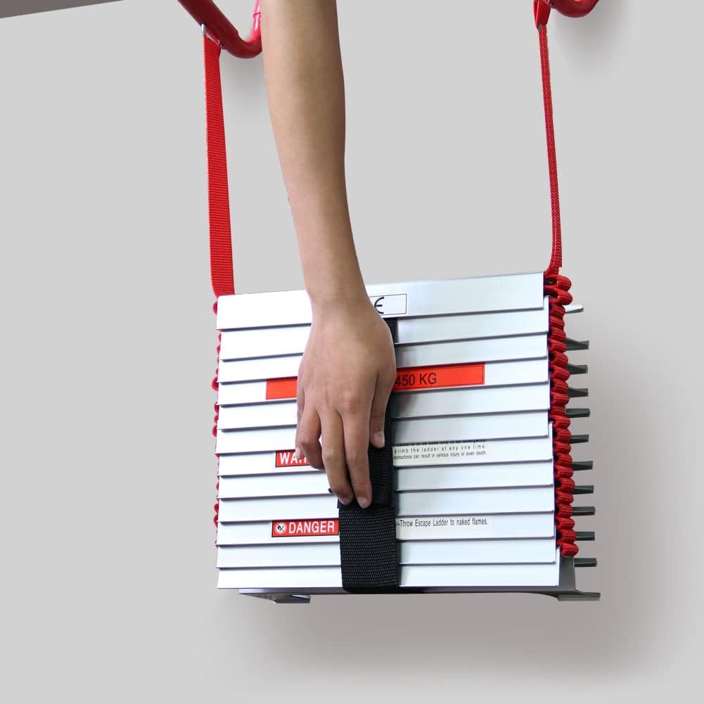 Retractable 2 Story Fire Escap - مراجعة Fire Escape Ladder وسعره