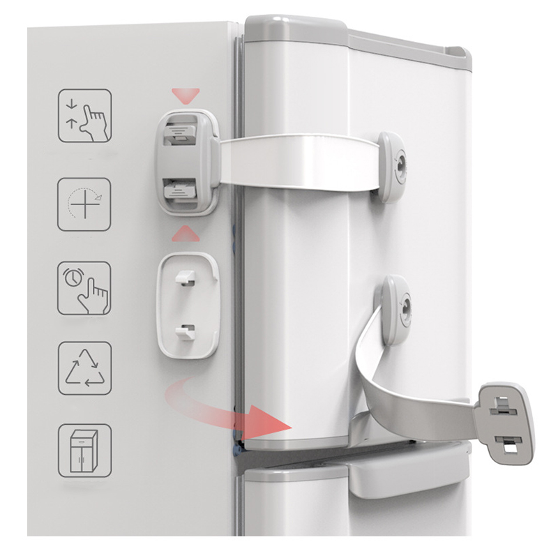 1/4 PCS Baby Safety Drawer Doo - مراجعة Medicine Cabinet Lock وسعره