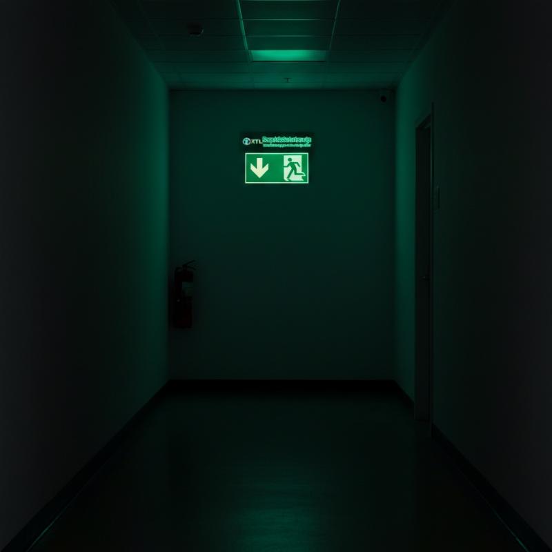 1 Sheet Glow-In-The-Dark Safet - مراجعة Emergency Exit Sign وسعره