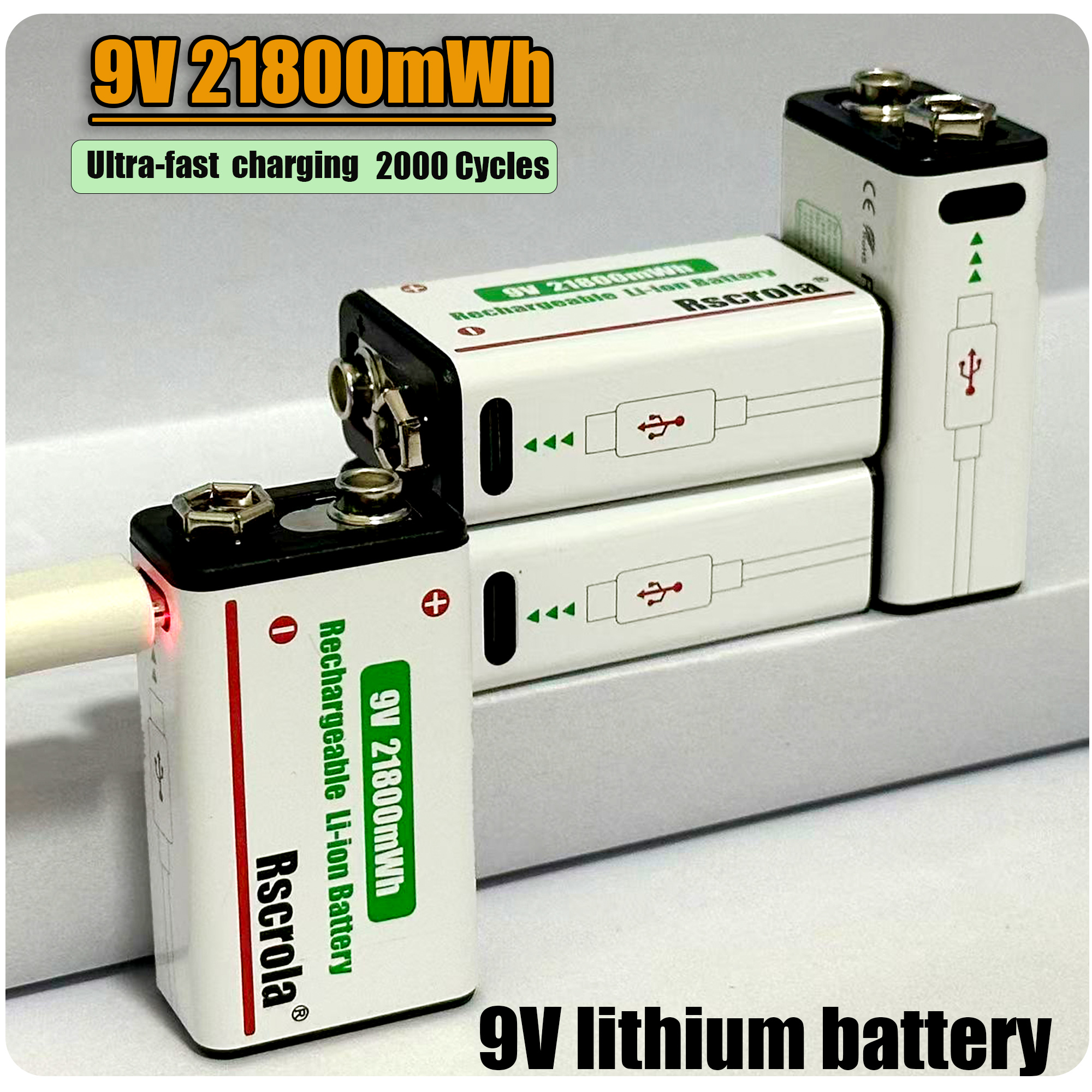 9V Lithium ion Rechargeable Ba - مراجعة Smoke Detector Interconnected وسعره