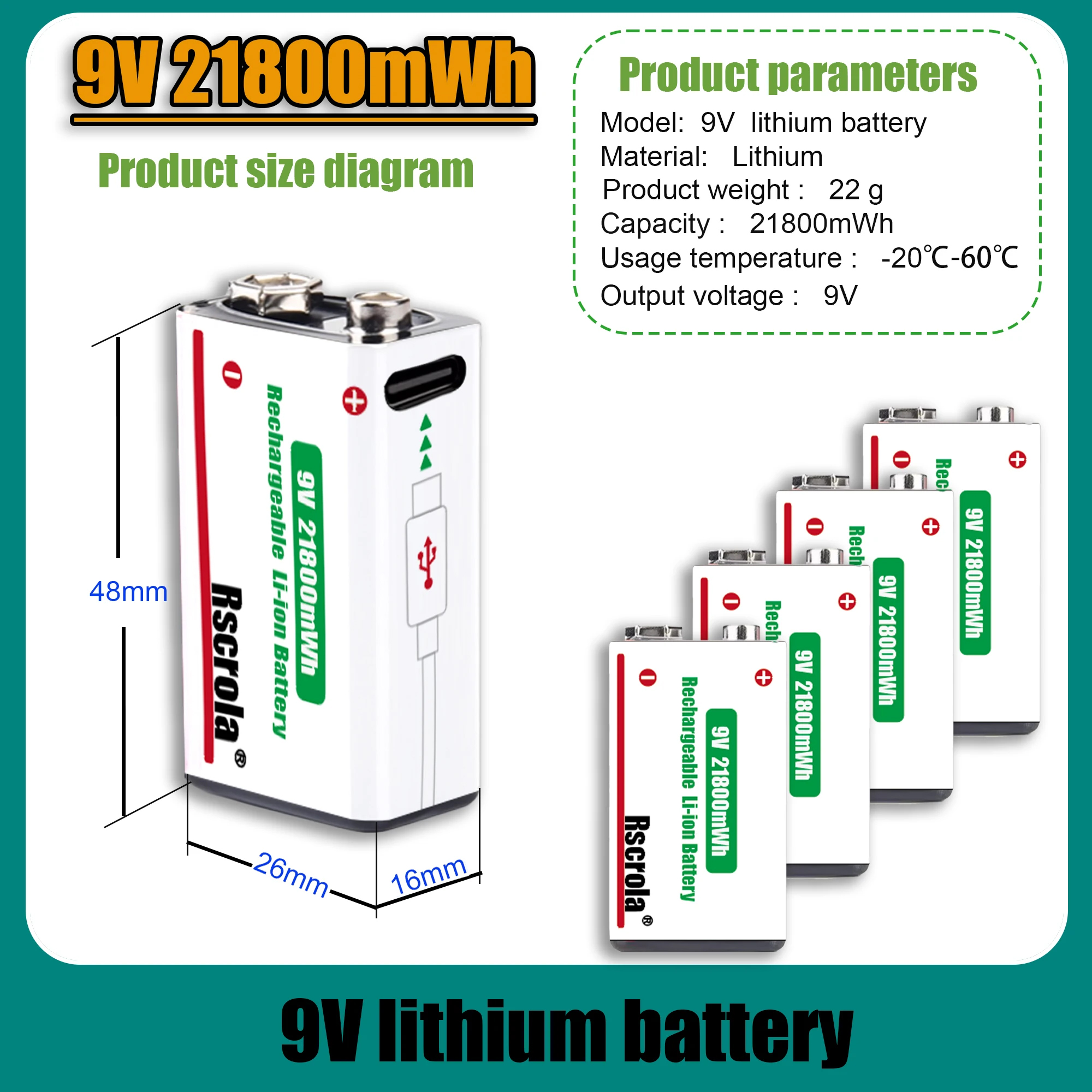 9V Lithium ion Rechargeable Ba - مراجعة Smoke Detector Interconnected وسعره