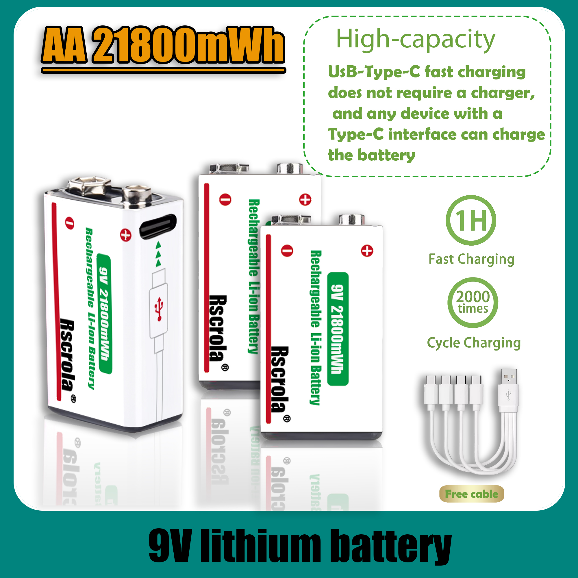 9V Lithium ion Rechargeable Ba - مراجعة Smoke Detector Interconnected وسعره