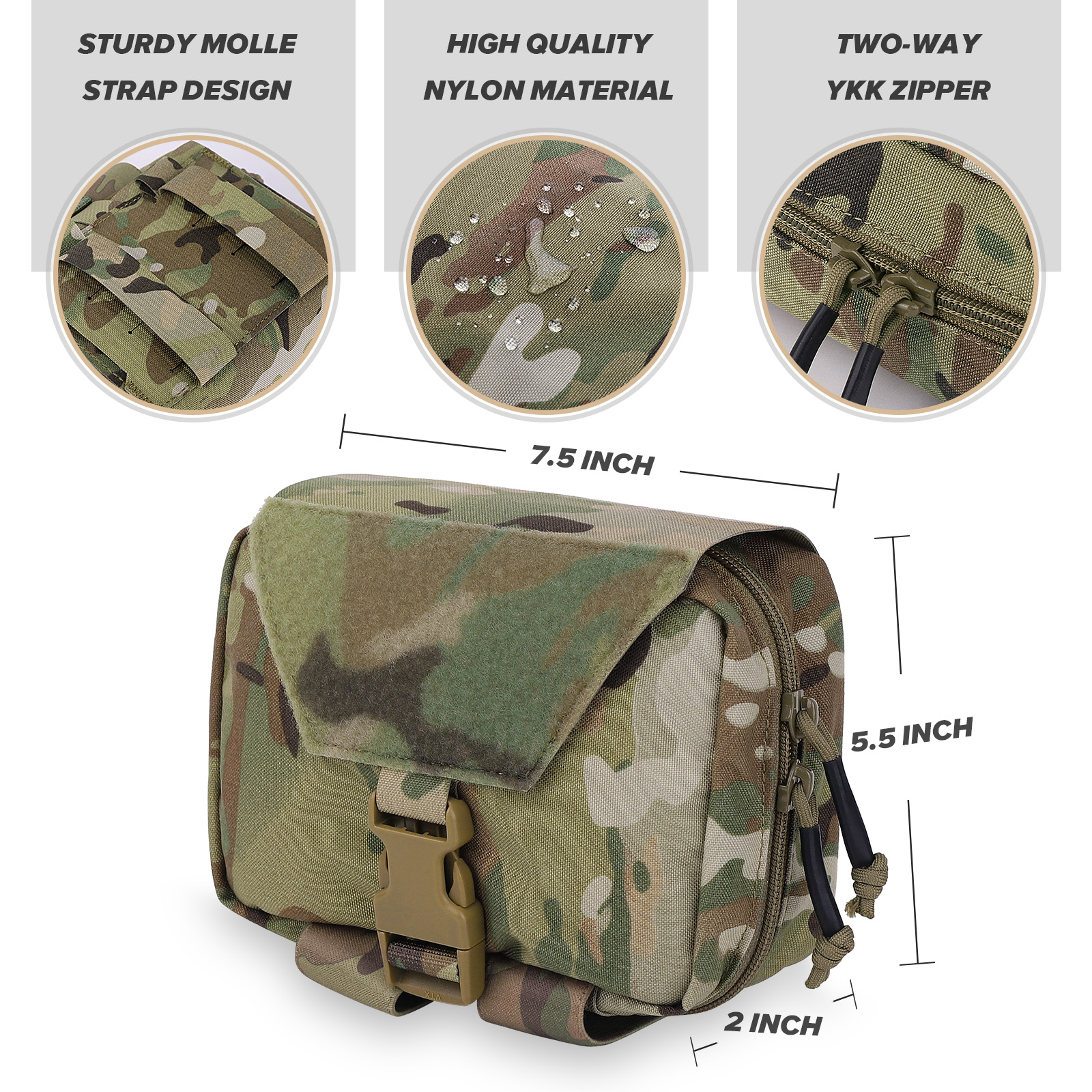 KRYDEX Tactical Tear Off Rip A - مراجعة First Aid Bag Kit وسعره