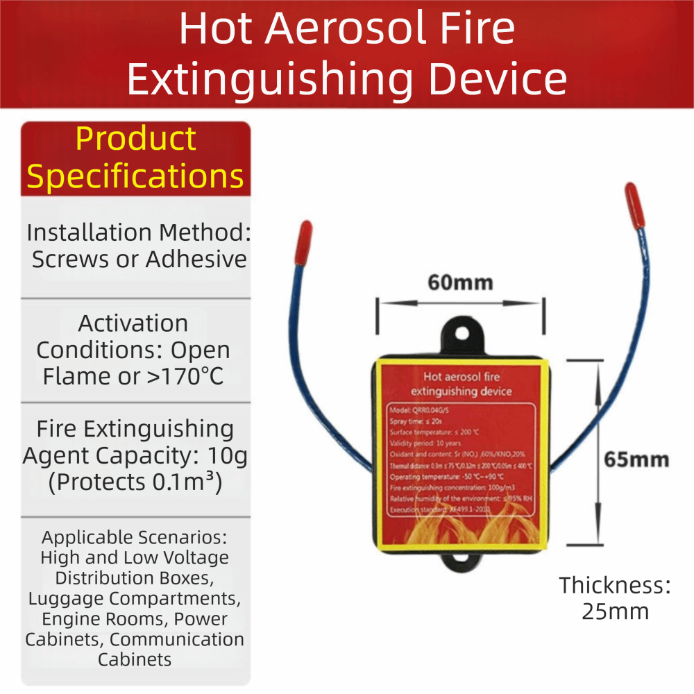 Dual-Line Design Flame Retarda - مراجعة Fire Extinguisher Small وسعره