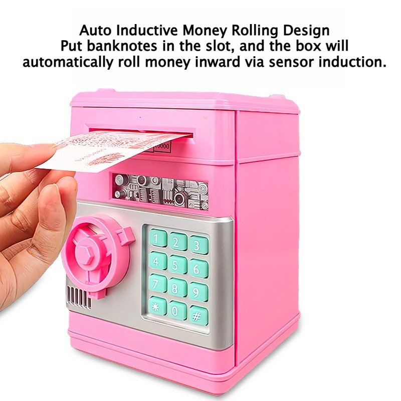 Creative Kids Piggy Bank Autom - مراجعة Lockbox Key Secure وسعره