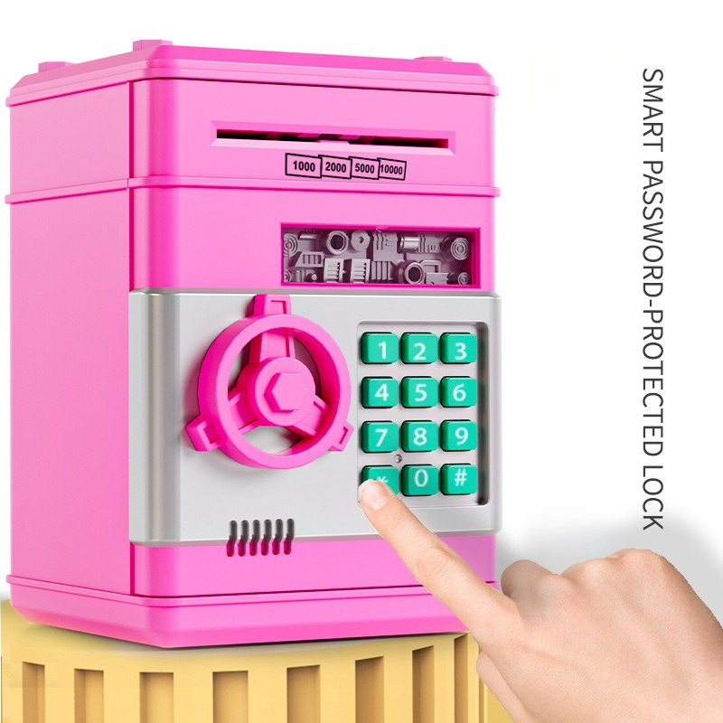 Creative Kids Piggy Bank Autom - مراجعة Lockbox Key Secure وسعره