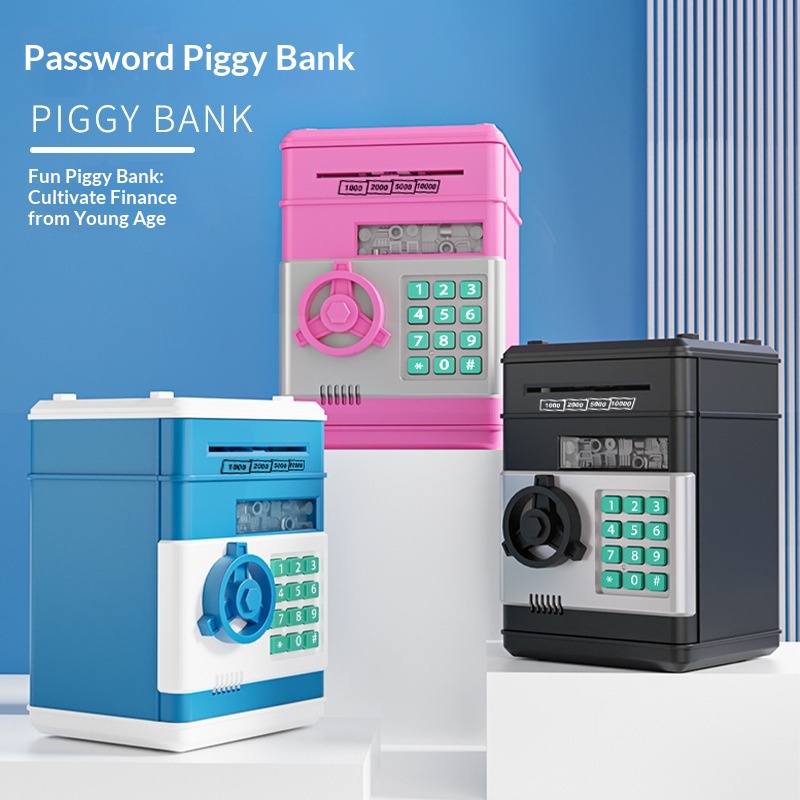 Creative Kids Piggy Bank Autom - مراجعة Lockbox Key Secure وسعره