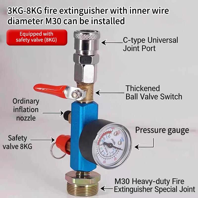 Small Air Tank Pressure Adapte - مراجعة Fire Extinguisher Small وسعره