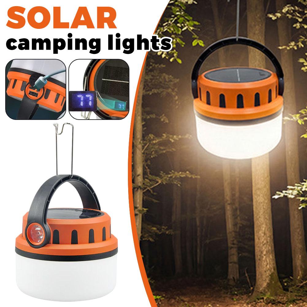 Solar Rechargeable Camping Lan - مراجعة Power Outage Light وسعره