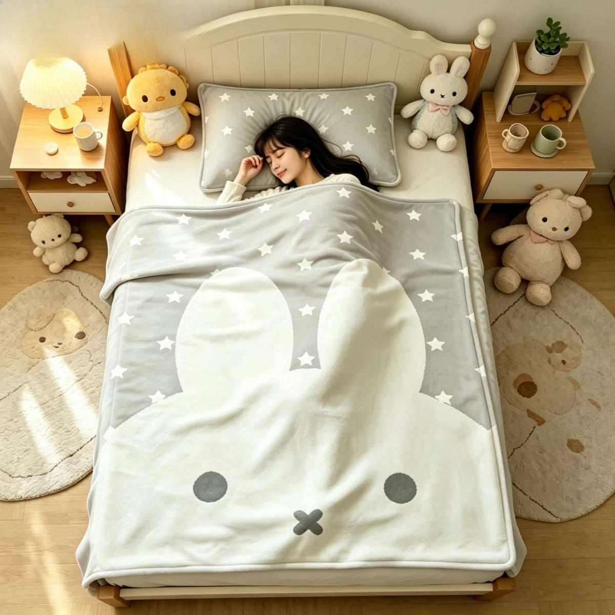 Kawaii Miffy Blanket Cartoon M - مراجعة Fire Blanket Kitchen وسعره